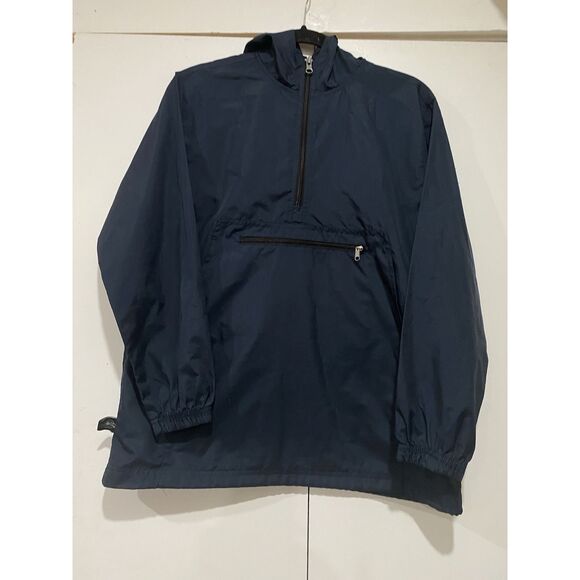 Other - Charles River Apparel Youth XL 18/20 Windbreaker Jacket Blue Lightweight Hoodie